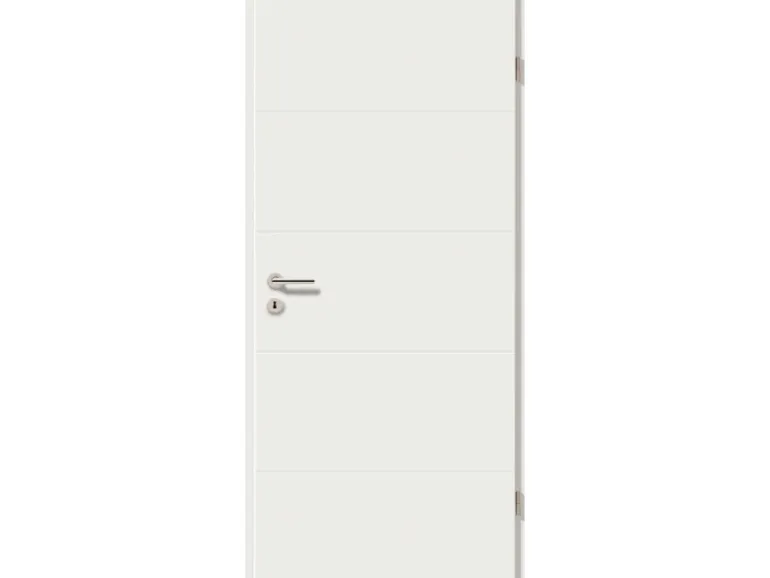 Zimmertür Neoline CPL-Folie Weiß 61 cm x 198,5 cm x 3,9 cm Anschlag R