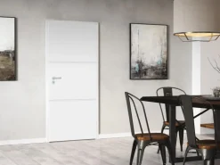 Zimmertür Portofino Wabenkern Weißlack 61 cm x 198,5 cm Anschlag Links