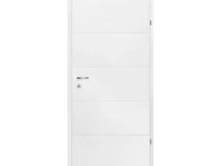 Zimmertür Savona Röhrenspan Weißlack 86 cm x 198,5 cm Anschlag Links