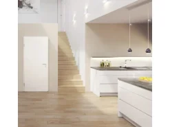 Zimmertür Straight Line 5505 ähnl. RAL 9010 (GA24) Wabe 86 cm x 198,5 cm Links