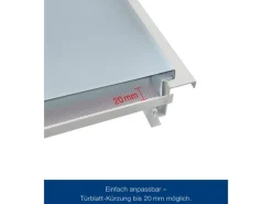 ZK-Tür-Element eingehängt Verzinkt 750 mm x 2000 mm x 80 mm DIN Rechts
