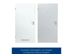ZK-Tür-Element eingehängt Verzinkt 875 mm x 1875 mm x 80 mm DIN Rechts