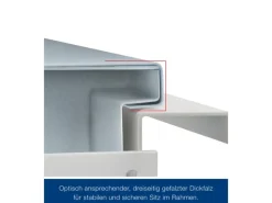 ZK-Tür-Element eingehängt Verzinkt 875 mm x 1875 mm x 80 mm DIN Rechts