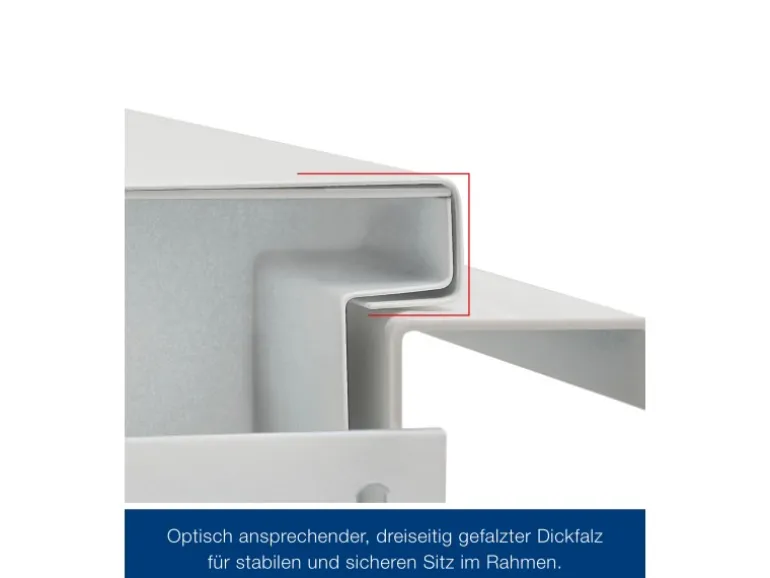 ZK-Tür-Element mit Eckzarge Weiß 875 mm x 1875 mm x 55 mm DIN Rechts
