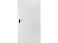 ZK-Tür-Element mit Eckzarge Weiß 1000 mm x 1875 mm x 55 mm DIN Links