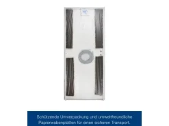 ZK-Tür-Element mit Eckzarge Weiß 1000 mm x 1875 mm x 55 mm DIN Rechts