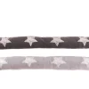 Zugluftstopper Polyester mit Sternen 90 cm x 15 cm