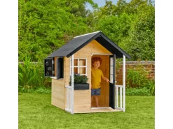 Zwerkules Spielhaus Holli 137 cm x 121 cm x 140 cm Natur FSC®